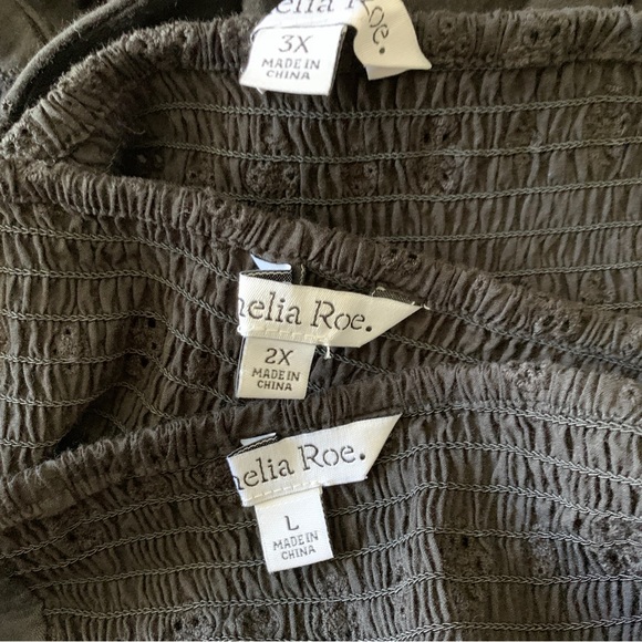 NWT OPHELIA ROE Size Large Black Embroidered Dress w/ Adjustable Straps - Picture 4 of 5